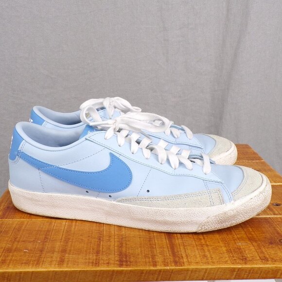Nike Blazer Vintage Low '77 Size US 10.5 Men's Blue White FD0281-400 Sneakers - Picture 3 of 12